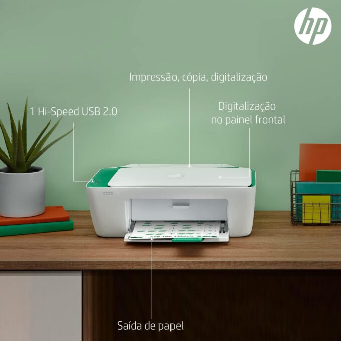 Impressora Multifuncional HP Deskjet Ink Advantage 2376 USB 2.0 Scanner